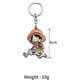 thumbnail image 2 of Anime Characters Monkey D Luffy Roronoa Zoro Torafalgar Law Enamel Alloy keychain, 2 of 3