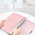 thumbnail image 3 of for Xiaomi Mi Book Air 13 Laptop Case for RedmiBook 14 15E Book Pro 14 16 X Notebook Bag Holder Stand Sleeve Charger Mouse Pouch (Brown,for RedmiBook 15inch), 3 of 7