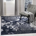 thumbnail image 2 of SAFAVIEH Adirondack Hortense Abstract Area Rug, Navy/Silver, 3' x 5', 2 of 7