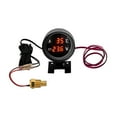 thumbnail image 2 of Car Round LED Digital Car Truck Water Temp Gauge 2 In 1 Water Temperature Voltage Meter For 12V 24V Vehicles Trucks, 2 of 6