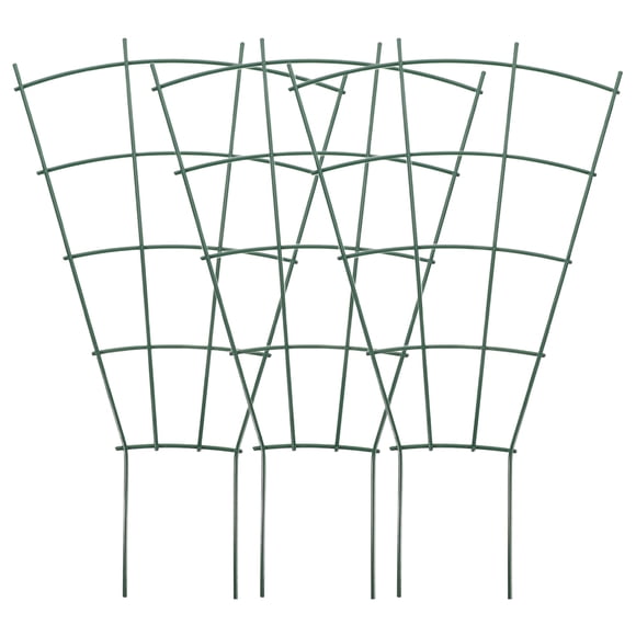 KAKOWELY climbing plant trellis 3pcs Metal Trellis For Climbing Plants Outdoor Small Plant Trellis Garden Climbing Garden rack For Planter Support15.75"X9.84"X0.08"