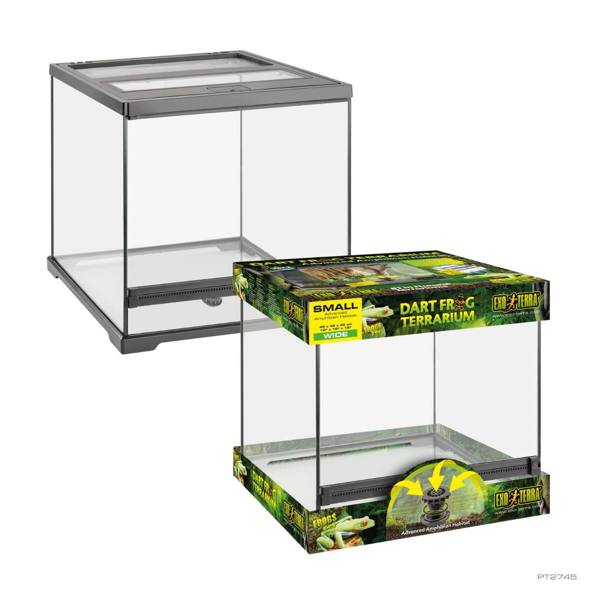 Exo Terra Dart Frog Terrarium 18x18x18