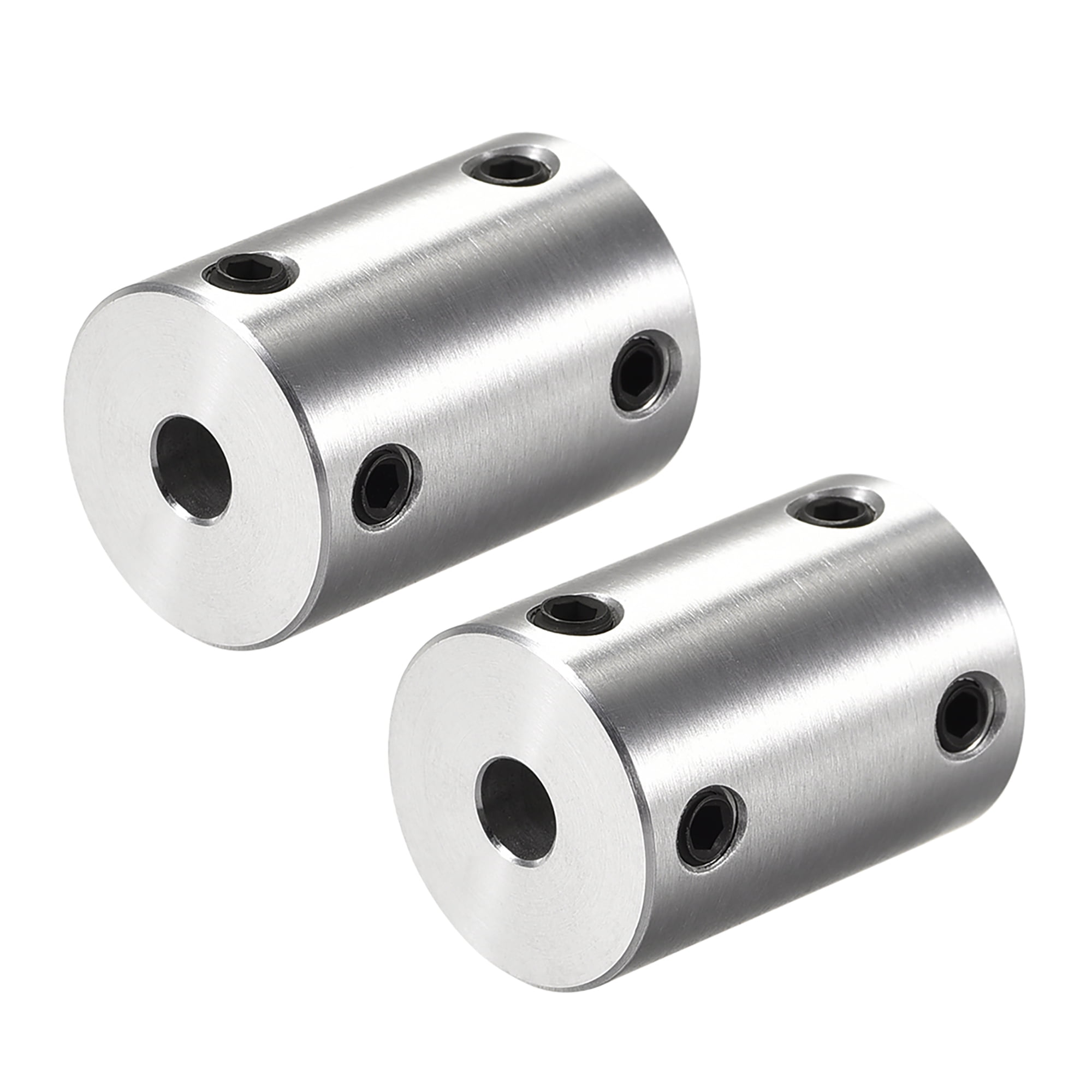 5mm to 5mm Bore Rigid Coupling 25mm Length 18mm Diameter Aluminum Alloy