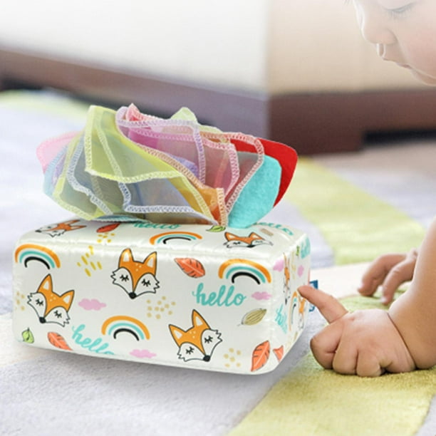 Pañuelos para bebé Hugo Zorro Juego sensorial