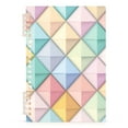 thumbnail image 7 of FORMRS 1-Subject Spiral Notebook 8" x 5" College Ruled 60 Refillable Sheet A5 Hard Cover, Colorful Geometric, 7 of 7