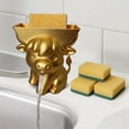 thumbnail image 3 of BingTong Highland Cattle Hanging Sponge Holder With Drainage–Keeps Your Sponge Dry & Cute For Scrub,Funny Sponge Stand for Kitchen Sink,3D Printing Countertop Sponge Holders H, 3 of 6