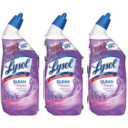 (3 pack) (3 Pack) Lysol Clean & Fresh Toilet Bowl Cleaner, Lavender Fields, 24oz
