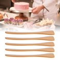 thumbnail image 4 of Espátula De Madera Plana, Espátula De Madera De Superficie Brillante De Peso Ligero De Haya Premium De Amplia Aplicación Para Restaurante Para El Hogar Para El Hotel YLSHRF Wooden Cooking Utensils, 4 of 8