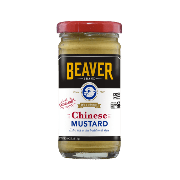 Beaver Extra Hot Chinese Mustard, 4 oz