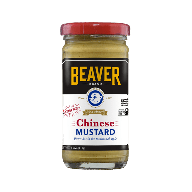 Beaver Extra Hot Chinese Mustard, 4 oz
