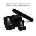 thumbnail image 4 of Velvet Bracelet Bangle Box with LED Light Jewelry Light Bangle Box Jewelry Display Gift Box for Birthday Anniversary, 4 of 9