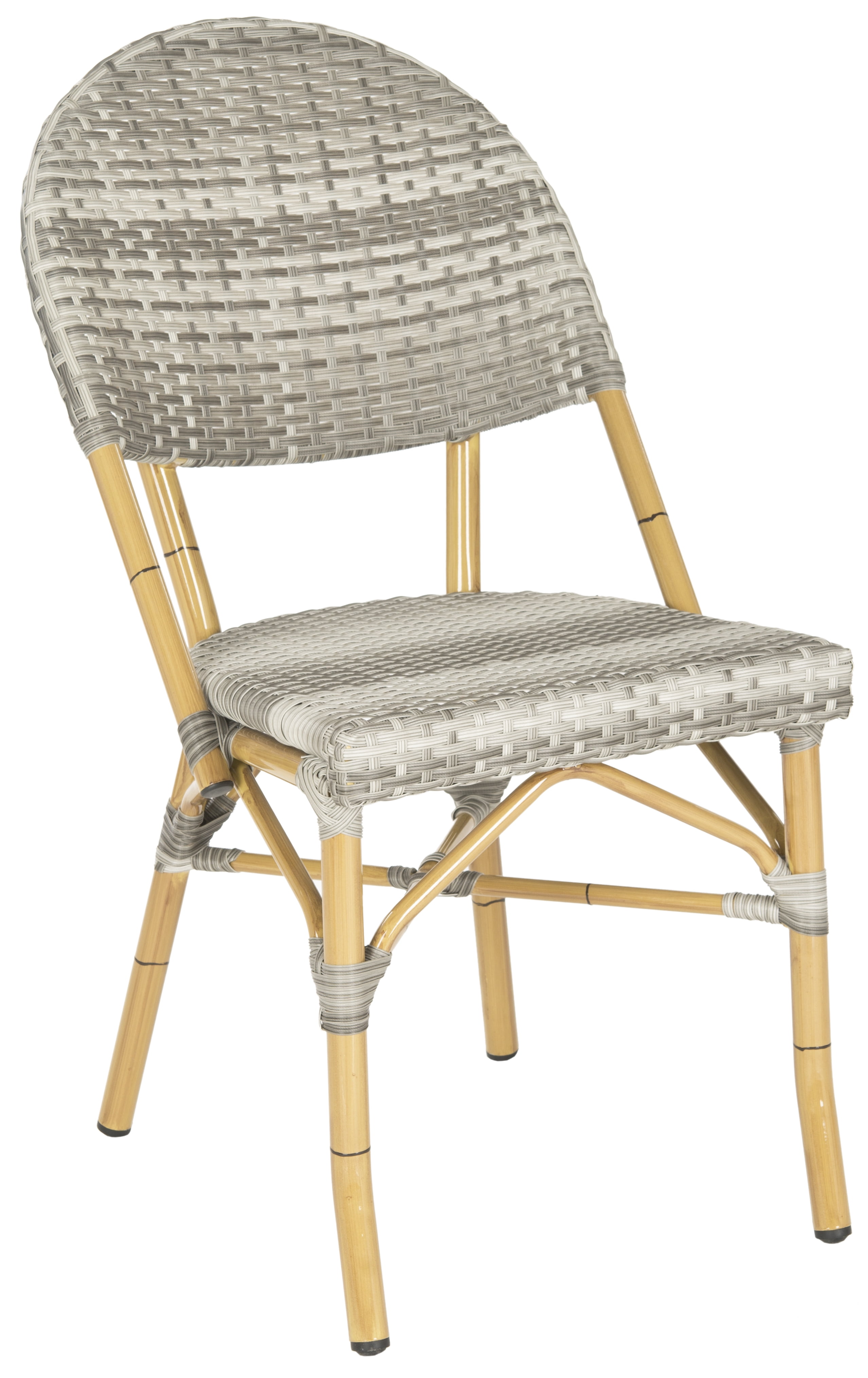 Safavieh Barrow Outdoor Patio Stacking Chair, Set of 2 - Grey