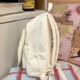 thumbnail image 5 of Angel Wing Backpack, Cute Kawaii Backpack with 3D Quilted Wings, Lightweight Aesthetic Daypack with Pockets, 5 of 7