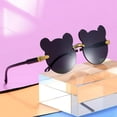 thumbnail image 2 of Gafas de sol para niños, protección UV para niños y niñas, moda, lindas orejas de oso de bebé, gafas de sol, foto de modelado, 2 of 4