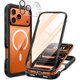 thumbnail image 1 of wonima11 seacosmo for iPhone 17 Pro Case, Full Body Bumper with Built-in 9H Tempered Glass Screen and Camera Lens Protector, Compatible with MagSafe, Shockproof 17 Pro Phone Case, 6.3", Black, 1 of 1