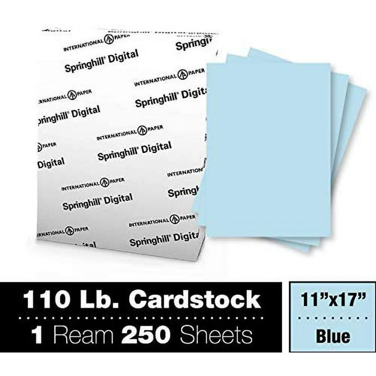 springhill cardstock paper, white paper, 110lb, 199gsm, 8.5 x 11