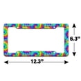 thumbnail image 4 of Tie Dye Pattern License Plate Tag Frame, 4 of 4