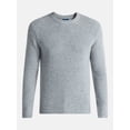 thumbnail image 5 of George Men's and Big Men's Waffle Crewneck Sweater with Long Sleeves, Sizes S-3XL, 5 of 5