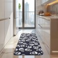 thumbnail image 4 of Navy Skull Pattern Kitchen Rug Mat,Kitchen Runner Rugs Non Skid Washable,Decorative Kitchen Floor Mats for Kitchen,Sink,Laundry,17"x47.2", 4 of 7