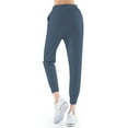 thumbnail image 2 of Ma Croix Women's French Terry Lightweight Sweatpants with Pockets, 2 of 6