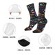 thumbnail image 5 of Balery Basketball Calcetas Largas con Estampado para Hombre y Mujer – Suaves y Transpirables, Talla Única (US 5-11), 5 of 6