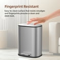 thumbnail image 5 of BinMax 1.3 Gallon Garbage Bin Silent Close Fingerprint-Resistant Stainless Steel Trash Can for Bathroom, 5 of 9
