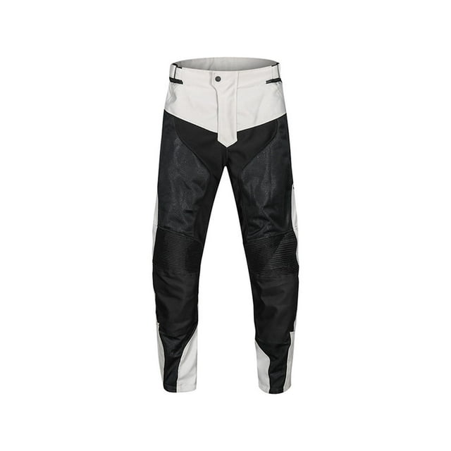 Pantalons de Moto Équipement de Chevalier Pantalons de Protection pour Moto Blanc m