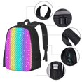 thumbnail image 4 of Daiia Rainbow Scales2 Backpack for Men and Women -Durable Backpack Large Capacity, Water-Resistant Bag with Adjustable Straps and Laptop Compartment, 4 of 9