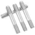 thumbnail image 5 of KAKOWELY double-end bolt 4pcs Firm Double-End Bolts for Gasoline Generator Metal Threaded Screws for Generator Repair Steel Replacement Parts for Maintenance, 5 of 5