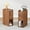 Walnut-2pc, variant on Narrow Nightstands Set of 2 for Bedroom, Mid Century Modern Wooden Bedside with 2 Drawers, Fluted Skinny End Table, 8 Inch Wide Slim Side Tables for Small Spaces, Living Room Couch, Walnut