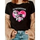 thumbnail image 1 of Fashionable Short-Sleeve T-Shirt with Heart And Letter for Valentine's Day, New Women'S Round-Neck Camisetas para mujer, lindas camisetas con estampado gráfico, de manga corta, estilo casual, para ve, 1 of 7