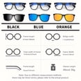 thumbnail image 5 of Unisex Smart Audio Glasses with Built-in Mic & Speaker, Magnetic 3-Color Sunglass Lenses, for Outdoor Music, Calls & Eye Protection, Ideal Holiday Gifts, 5 of 10