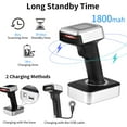 thumbnail image 3 of Barcode Scanner,With Screen Display With 3 In Screen Compatible With Bt Wired 1.8 Lcd Screen Compatible 3 In 1 Color Lcd Screen Tft Color Lcd 2d 1d Qr 1.8 Inch Tft Qr Scanner With Display With 3 Linu, 3 of 7