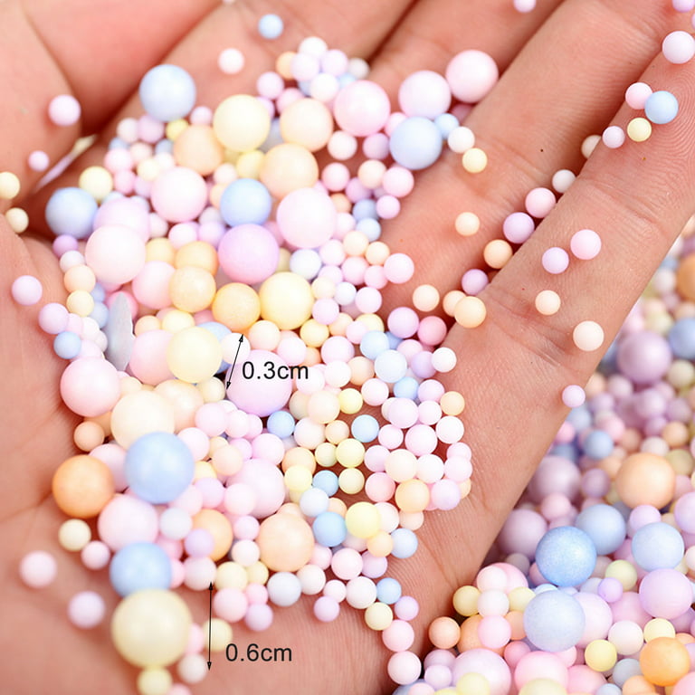 Colorful Styrofoam Balls Mini Foam Balls Decorative Ball DIY Craft Supplies  Gift Decoration Filling Macaron Ball