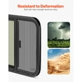 thumbnail image 5 of KFFKFF Side RV Window, Dimensions 24" W x 20" H, Shaded Sliding RV Window with Mesh Screen & Decorative Ring, Suitable for 15/16"-1 3/4" Wall Thickness, DOT Certified, 5 of 9
