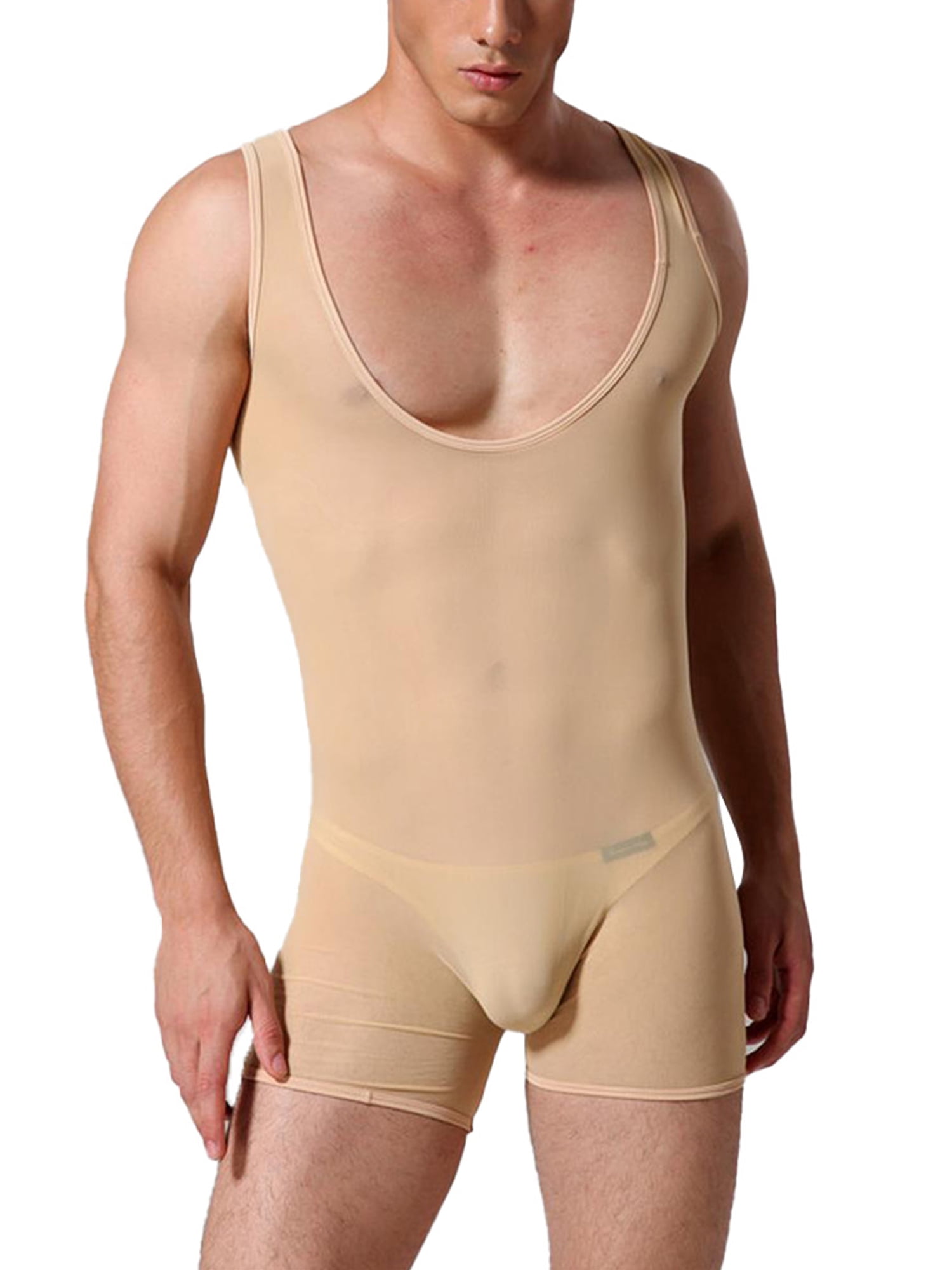 Singlets Wrestling MSemis Mens One Piece High Cut Solid Modified 