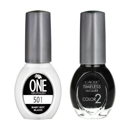 - Premium Nail Polish & Gel Polish Color Polish Set, Long Lasting Formula, 0.5 oz Each By Cacee (ONE Gel & Timeless), 178 Choices of Color, Set of 2, UV/LED Compatible