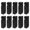 Black, variant on ELAYARD 10Sets Black Invisible Floating Shelf Bracket Heavy Duty Plastic Supports for Wall Mounted Shelves