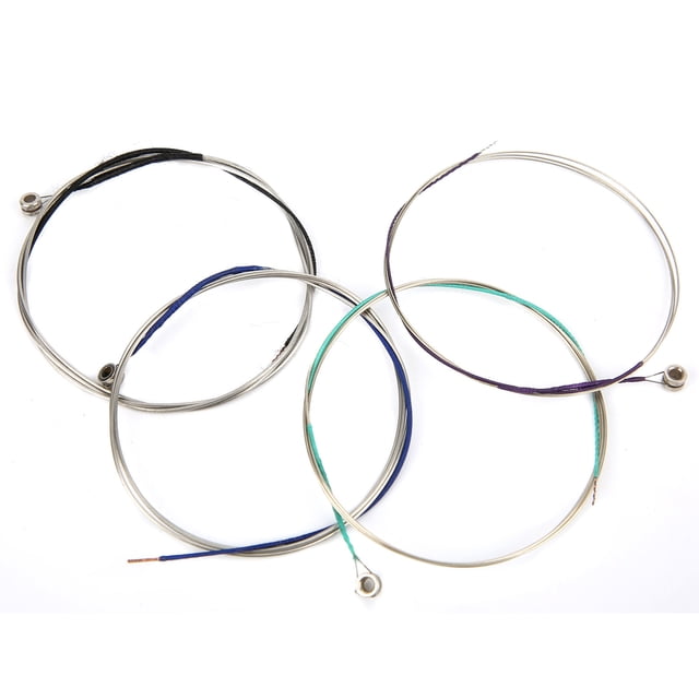 Corde Enroulée Argent Nickel, 4 Pcs Cordes Viola A1st Accessoires d'Instruments de Musique Performance