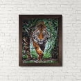 thumbnail image 2 of Diamond Painting for Advanced Diamond Art Lovers Dangerous Tiger WD310 18.86 x 14.93 inches Square Rhinestones, 2 of 2