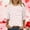 Shirts-White, variant on Gamivast Womens Valentines Shirt Plus Size 3/4 Sleeve Cute Heart Graphic Crew Neck Thsirts Holiday Loose Tunic Trendy Tops Cute Valentine 's Day Outfit