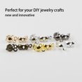 thumbnail image 2 of 200pcs Jewelry Connectors Calotte Wear-resistant Matching Connecting Components DIY Ball Chain End for Jewelries Making Supplies Gold, 2 of 8