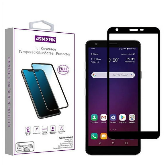LG K30 /2019, Arena 2, Escape Plus /X320, Aristo 4 Plus, Prime 2, Tribute Royal Screen Protector [Full Coverage] Tempered Glass Screen Protector Case Friendly Protection Film Anti Scratch for LG 2019