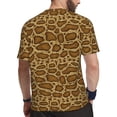thumbnail image 2 of Wukai Snake Skin Print Men's Short-Sleeved Mesh T-Shirt,Quick-Dry Short Sleeve Workout T-Shirt-X-Small, 2 of 8