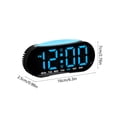 thumbnail image 3 of EGNMCR Home Office Furniture Electronic Clock Multi Functional Digital Alarm Clock Date Temperature Display LED Clock Plastics Digital Clock, 3 of 6