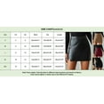 thumbnail image 5 of Aayomet Midi Skirts For Women Women's Leather High Waisted Mini Skirt Pu Split Bodycon Shorts Skirts With Slit, XX-Large, 5 of 5