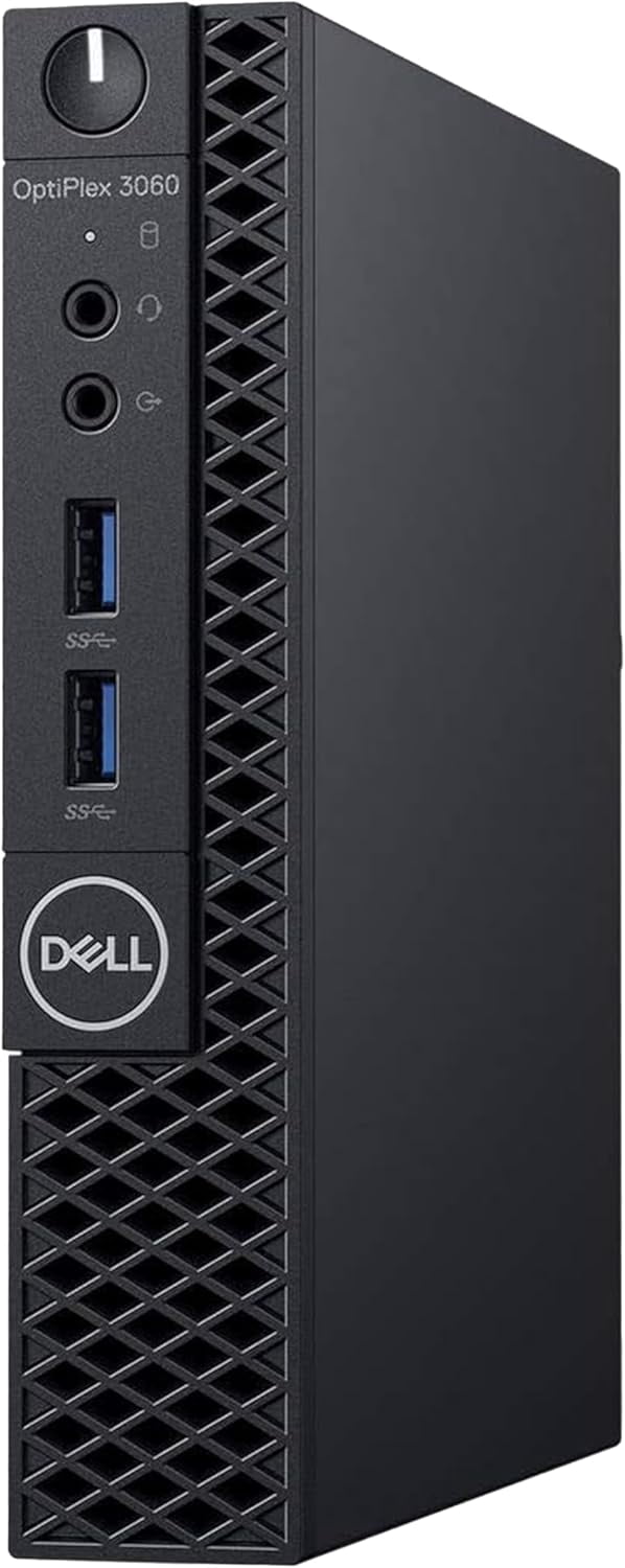 Restored Dell Optiplex 3060 Micro PC | Windows 11 Pro | Intel i5-8500 | 16GB RAM + 500GB SSD | 5G WiFi + BT | Mini Desktop Computer (Refurbished)