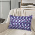 thumbnail image 5 of Balery Skull Purple Flower Bedding Queen Pillow Cases - Envelope Closure - Soft Brushed Microfiber Fabric - Shrinkage and Fade Resistant Pillow Cases-14"x20", 5 of 6