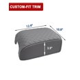 thumbnail image 3 of KBH Center Console Armrest Cover for Ford F150 2004-2014/Expedition 2007-2014, Leather Middle Console Cover for Lincoln Mark LT 2006-2008, Gray, 3 of 8