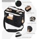 thumbnail image 3 of Bolsas de lona para mujer, bolsa de lona con múltiples bolsillos cruzados de gran capacidad para mujer,bolso de mano de moda, tote bag con compartimentos para viajes, compras, trabajo, 3 of 5